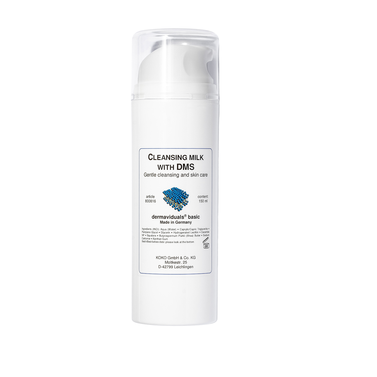 Cleansing Milk with DMS - 150ml
