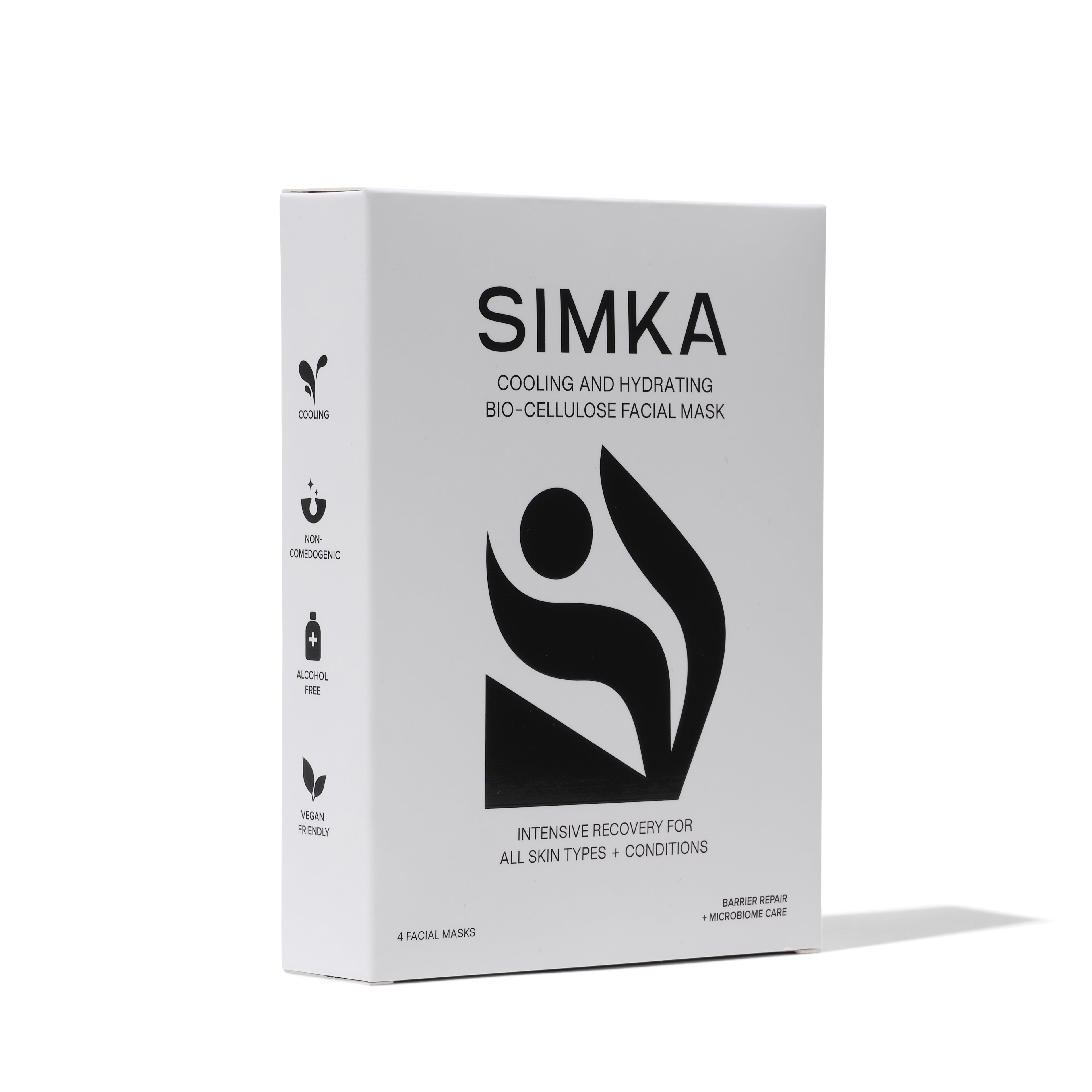 SIMKA Bio-Cellulose Facial Mask (4 Pack)